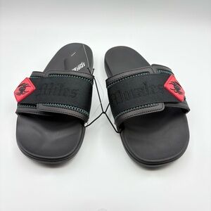 Heroes & Villains Marvel Miles Morales Slides Sandals, Unisex, Size Large